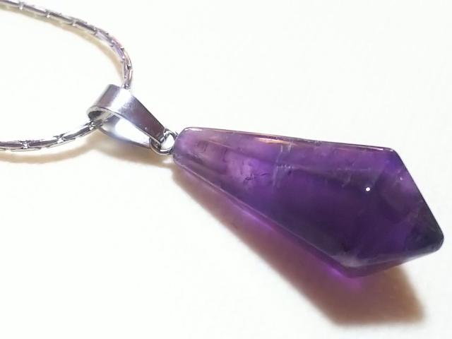 天然石★アメジスト シャンデリアカット ペンダント < 女性アクセサリー/時計 天然石★アメジスト シャンデリアカット ペンダント < 女性アクセサリー/時計の