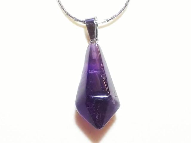天然石★アメジスト シャンデリアカット ペンダント < 女性アクセサリー/時計 天然石★アメジスト シャンデリアカット ペンダント < 女性アクセサリー/時計の