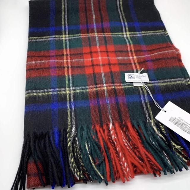 Johnstons of Elgin カシミヤ100% 大判ストール マフラー ブラック スチュワート WA000016 < ブランド Johnstons of Elgin カシミヤ100% 大判ストール マフラー ブラック スチュワート WA000016 < ブランドの