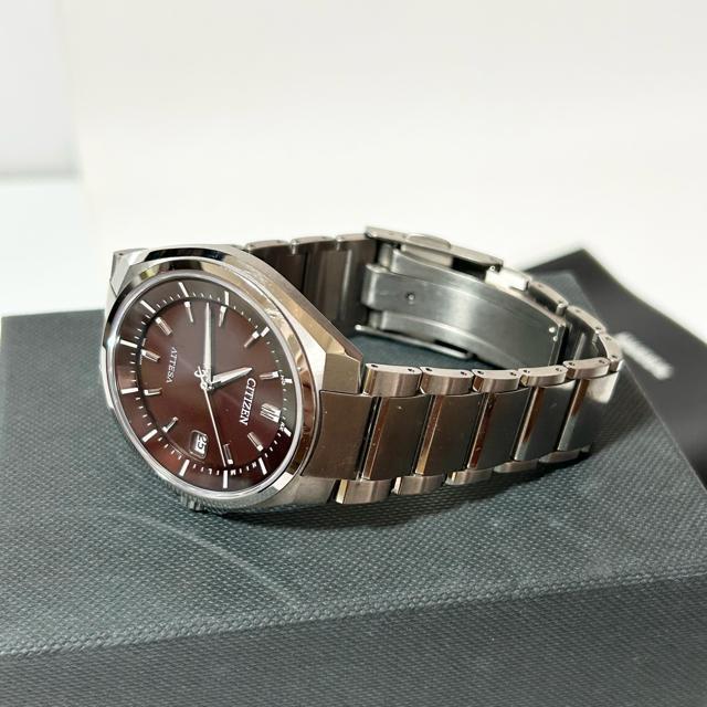 CITIZEN シチズン アテッサ H110-T016308 電波ソーラー デイト チタン