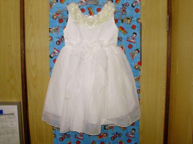 新品未使用 フォーマルドレス 120 ホワイト < キッズ/ベビー  新品未使用 フォーマルドレス 120 ホワイト < キッズ/ベビーの