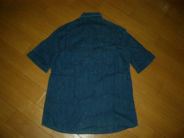 BLUE BLUEデニムシャツ1ウエスタン半袖インディゴHRMハリラン < ブランド  BLUE BLUEデニムシャツ1ウエスタン半袖インディゴHRMハリラン < ブランドの