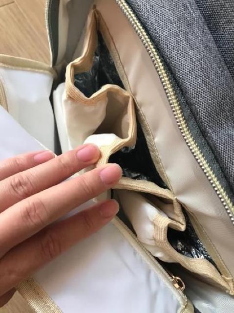 大容量 マザーズバッグ 保冷・保温機能ポケット付 < キッズ/ベビー  大容量 マザーズバッグ 保冷・保温機能ポケット付 < キッズ/ベビーの