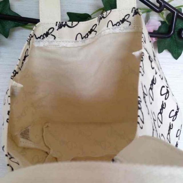 定価2850円 Dear Sweet■ロゴ キャンバス ランチ トートバッグ < 女性ファッション 定価2850円 Dear Sweet■ロゴ キャンバス ランチ トートバッグ < 女性ファッションの