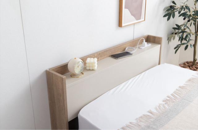 【新品未使用】宮棚&コンセント付き引き出し収納ベッド フレーム&マットレス付き < インテリア/ライフ 【新品未使用】宮棚&コンセント付き引き出し収納ベッド フレーム&マットレス付き < インテリア/ライフの