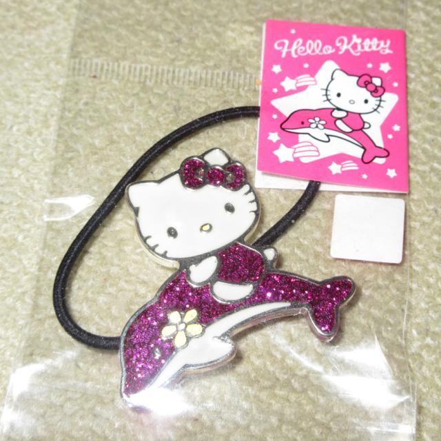 未開封☆ハローキティ*水族館*イルカモチーフヘアゴム*マリンフレンズ*アクリルヘアゴム(ラメPU) < 女性アクセサリー/時計  未開封☆ハローキティ*水族館*イルカモチーフヘアゴム*マリンフレンズ*アクリルヘアゴム(ラメPU)  < 女性アクセサリー/時計の