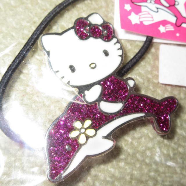 未開封☆ハローキティ*水族館*イルカモチーフヘアゴム*マリンフレンズ*アクリルヘアゴム(ラメPU) < 女性アクセサリー/時計  未開封☆ハローキティ*水族館*イルカモチーフヘアゴム*マリンフレンズ*アクリルヘアゴム(ラメPU) < 女性アクセサリー/時計の