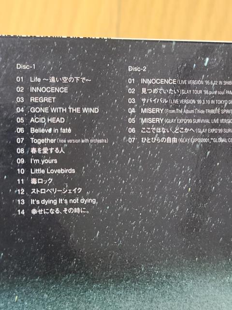 GLAY@AoQ_@rare collectives vol.1&vol.2Zbg  ^gObY 