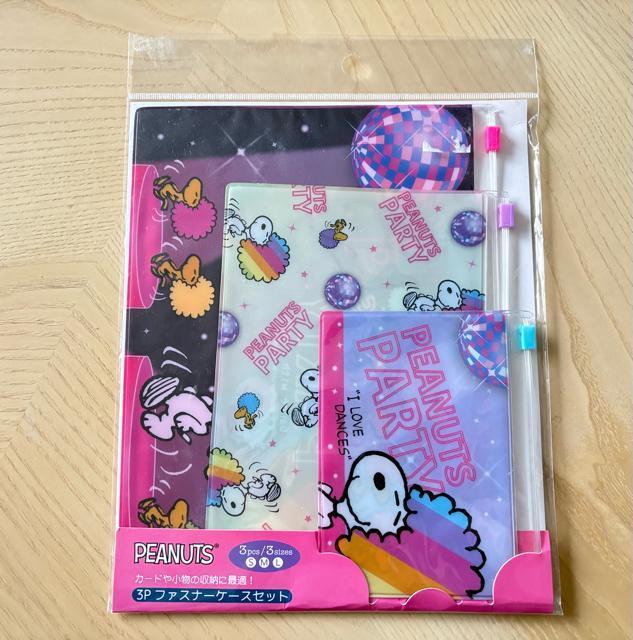 新品☆3Pファスナーケースセット レインボースヌーピー ダンス☆ < アニメ/コミック/キャラクター 新品☆3Pファスナーケースセット レインボースヌーピー ダンス☆ < アニメ/コミック/キャラクターの
