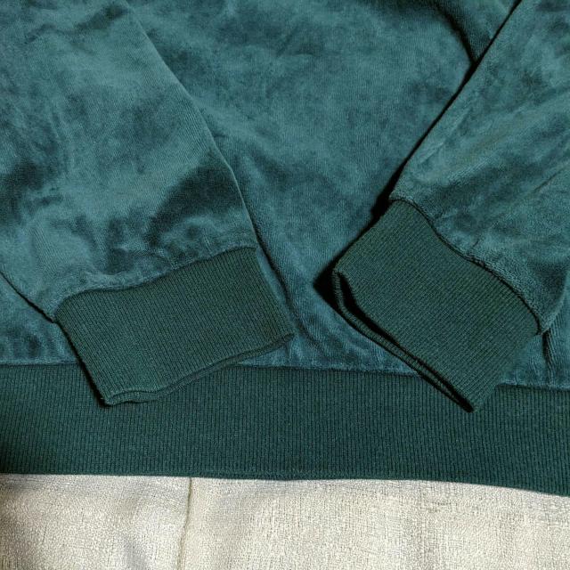 nano universe ベロアソリッドクルーネックスウェット グリーン 緑 エメラルド メンズ M < ブランド nano universe ベロアソリッドクルーネックスウェット グリーン 緑 エメラルド メンズ M < ブランドの