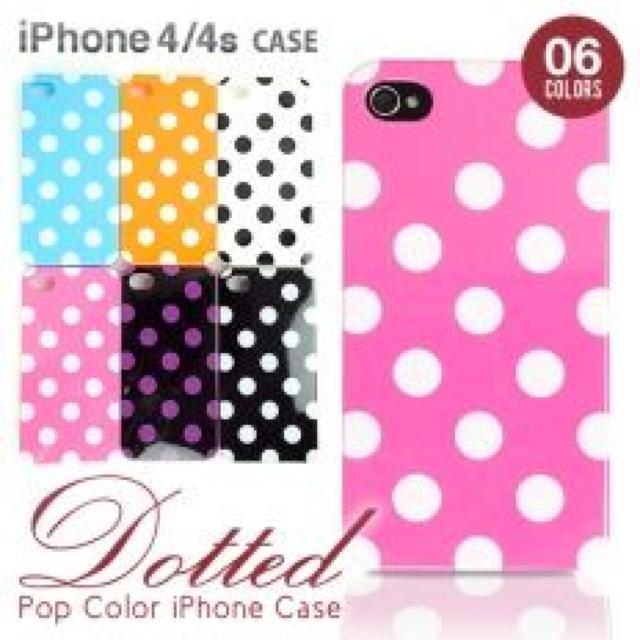 iPhone4/4s対応♪可愛い ドット柄 ソフトアイフォンケース カバー パープル < 家電/AV  iPhone4/4s対応♪可愛い ドット柄 ソフトアイフォンケース カバー パープル < 家電/AVの