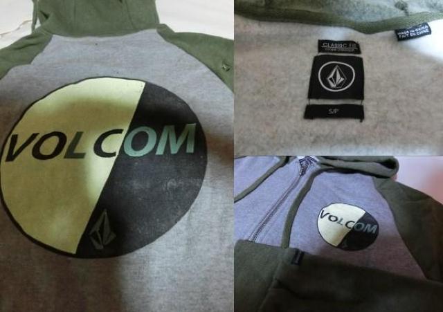 USA購入ボルコム【Volcom】裏起毛タイプ フルジップパーカーUS S < ブランド  USA購入ボルコム【Volcom】裏起毛タイプ フルジップパーカーUS S < ブランドの