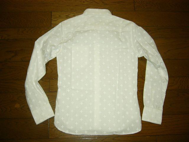 新品CHALLENGERチャレンジャークロスドット柄シャツ白S < 男性ファッション 新品CHALLENGERチャレンジャークロスドット柄シャツ白S < 男性ファッションの