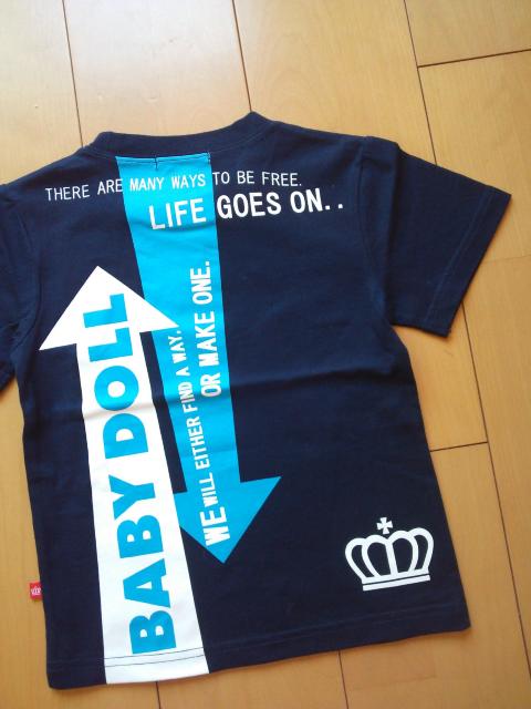 新品矢印Tシャツ紺90ベビードールBABYDOLLベビド < ブランド 新品矢印Tシャツ紺90ベビードールBABYDOLLベビド < ブランドの