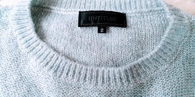 ☆UNTITLED〜キラキラスパンコール付きセーター☆ < ブランド  ☆UNTITLED〜キラキラスパンコール付きセーター☆ < ブランドの