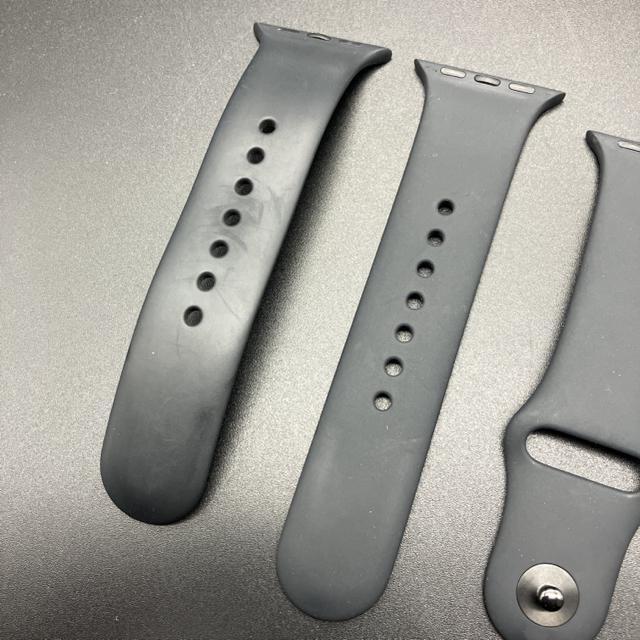 即決 Apple Watch アップルウォッチ 40mm ラバーベルト ブラック 2本 < 男性アクセサリー/時計  即決 Apple Watch アップルウォッチ 40mm ラバーベルト ブラック 2本 < 男性アクセサリー/時計の