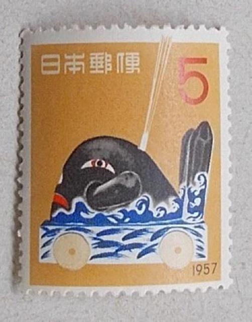 【未使用】年賀切手 昭和32年用だんじり 1枚 < ホビー  【未使用】年賀切手 昭和32年用だんじり 1枚  < ホビーの