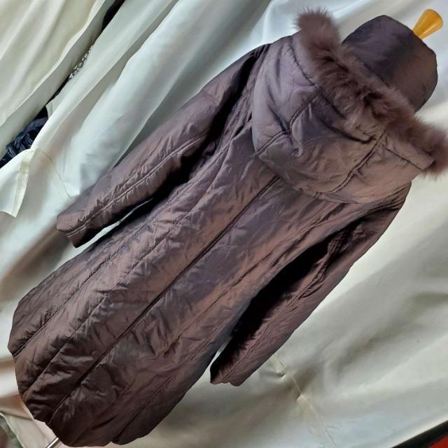 込み★662★M ature★フォック&ダウン★ロングダウンコート★M★ < 女性ファッション  込み★662★M ature★フォック&ダウン★ロングダウンコート★M★ < 女性ファッションの