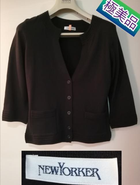 特価美品高級NEWYORKERセーターニットジャケットカーディガン素敵足長効果抜群フォーマル通勤上品大活躍ス感柔らか癒やされる < 女性ファッション  特価美品高級NEWYORKERセーターニットジャケットカーディガン素敵足長効果抜群フォーマル通勤上品大活躍ス感柔らか癒やされる  < 女性ファッションの