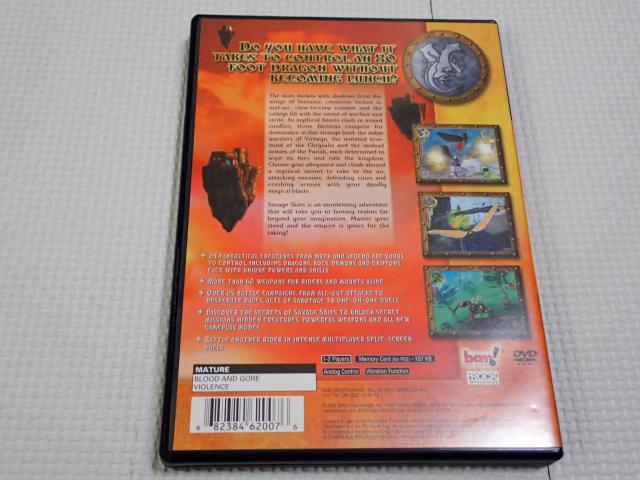 PS2SAVAGE SKIES CO kĔŁtEtE\tgt  Q[{/\tg 