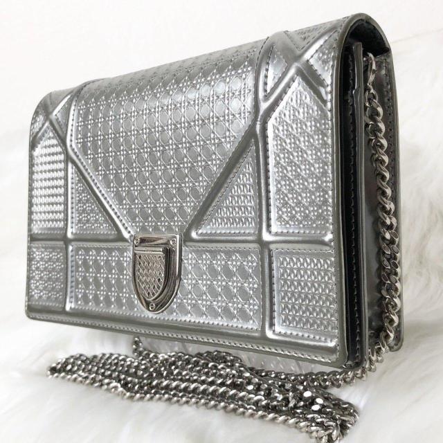【廃盤 希少】Christian Dior クリスチャンディオール チェーンショルダーバッグ ディオラマ マイクロカナージュ < ブランド 【廃盤 希少】Christian Dior クリスチャンディオール チェーンショルダーバッグ ディオラマ マイクロカナージュ < ブランドの