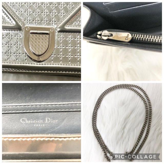 【廃盤 希少】Christian Dior クリスチャンディオール チェーンショルダーバッグ ディオラマ マイクロカナージュ < ブランド 【廃盤 希少】Christian Dior クリスチャンディオール チェーンショルダーバッグ ディオラマ マイクロカナージュ < ブランドの