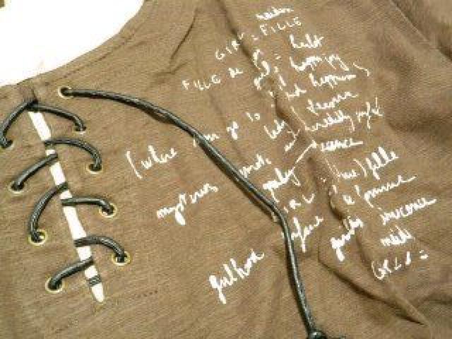 《New》セレカジ★フロント編み上げ・レイヤード*ロンTee<ブラウンL> < 男性ファッション 《New》セレカジ★フロント編み上げ・レイヤード*ロンTee<ブラウンL> < 男性ファッションの