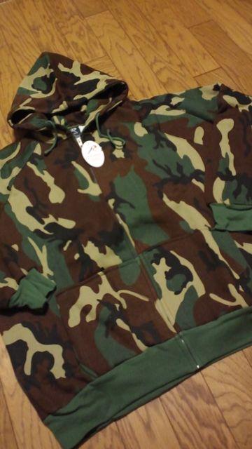 ROTHCOロスコ ウッドランド迷彩ジップパーカー サイズ2XL XXL < 男性ファッション  ROTHCOロスコ ウッドランド迷彩ジップパーカー サイズ2XL XXL  < 男性ファッションの