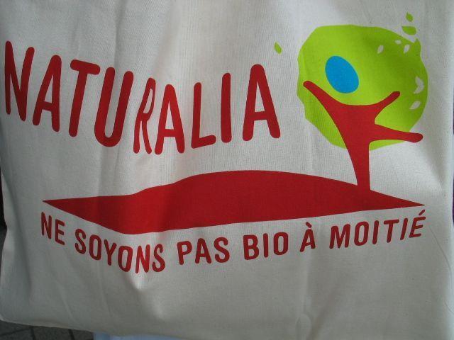 パリのスーパーNaturaliaナチュラリア オーガニックコットンエコバッグ < 女性ファッション  パリのスーパーNaturaliaナチュラリア オーガニックコットンエコバッグ < 女性ファッションの