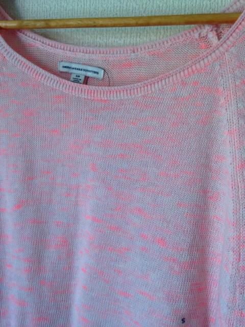 未使用◆アメリカンイーグル ◆ スプラッター加工 ゆったり ニット S < ブランド  未使用◆アメリカンイーグル ◆ スプラッター加工 ゆったり ニット S < ブランドの