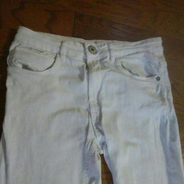 150 ZARA KIDS スキニー ホワイト 美品 < ブランド  150 ZARA KIDS スキニー ホワイト 美品 < ブランドの