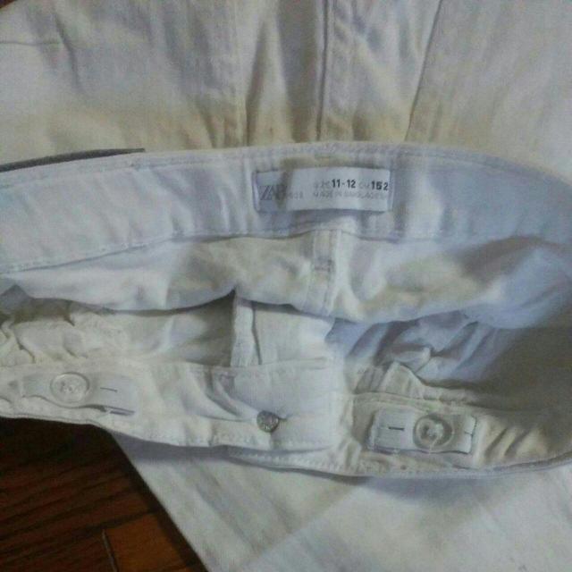 150 ZARA KIDS スキニー ホワイト 美品 < ブランド  150 ZARA KIDS スキニー ホワイト 美品 < ブランドの