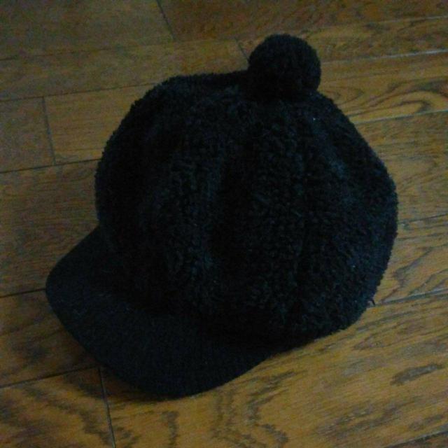 BUOM ニット帽 黒  < 女性ファッション  BUOM ニット帽 黒   < 女性ファッションの
