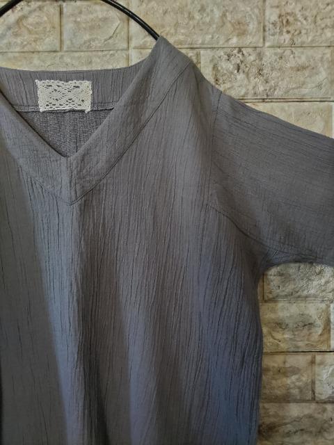 …厚手Wガーゼ プルオーバー… gray < 女性ファッション …厚手Wガーゼ プルオーバー… gray < 女性ファッションの