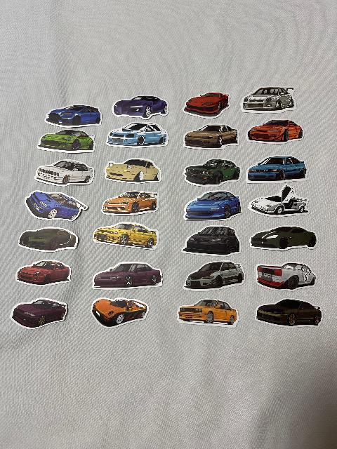 自動車 車  スポーツカー デザイン 防水 シール 28枚 フロント 左 < 自動車/バイク 自動車 車  スポーツカー デザイン 防水 シール 28枚 フロント 左 < 自動車/バイク