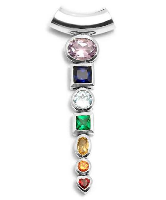 PeterStone: Chakra with Gems Pendant   ANZT[/v 