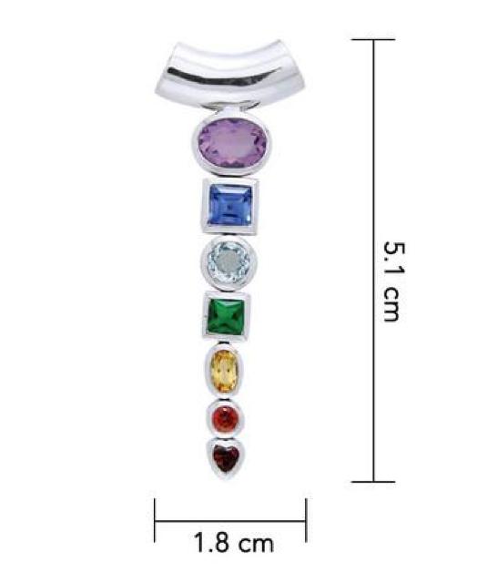 PeterStone: Chakra with Gems Pendant  ANZT[/v 