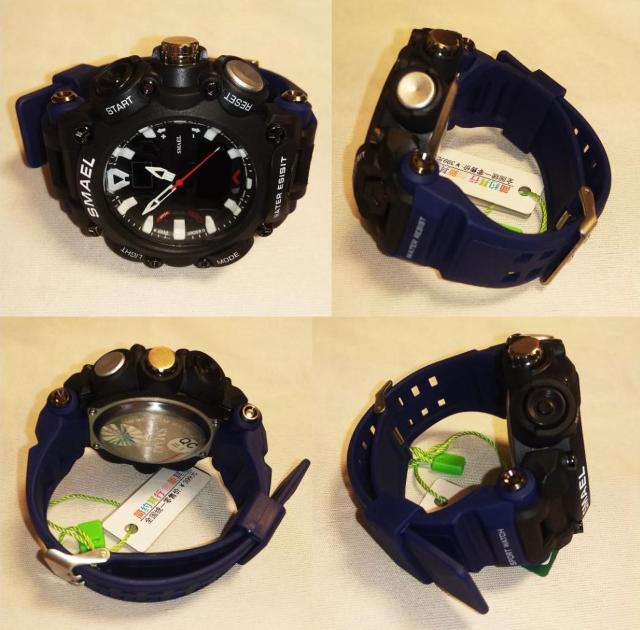 SMAEL 8053 スポーツウォッチ(ダークブルー) < 男性アクセサリー/時計  SMAEL 8053 スポーツウォッチ(ダークブルー) < 男性アクセサリー/時計の