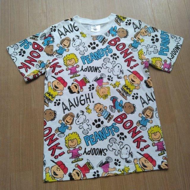中古 スヌーピー S 総柄Tシャツ ユニバーサルスタジオジャパンUSJ < アニメ/コミック/キャラクター  中古 スヌーピー S 総柄Tシャツ ユニバーサルスタジオジャパンUSJ  < アニメ/コミック/キャラクターの
