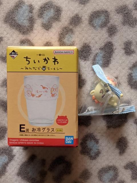 ちいかわ  一番くじ お冷グラス+おまけ(インテリアミニフィギュア) ちいかわ ハチワレ うさぎ シーサー < アニメ/コミック/キャラクター  ちいかわ  一番くじ お冷グラス+おまけ(インテリアミニフィギュア) ちいかわ ハチワレ うさぎ シーサー  < アニメ/コミック/キャラクターの