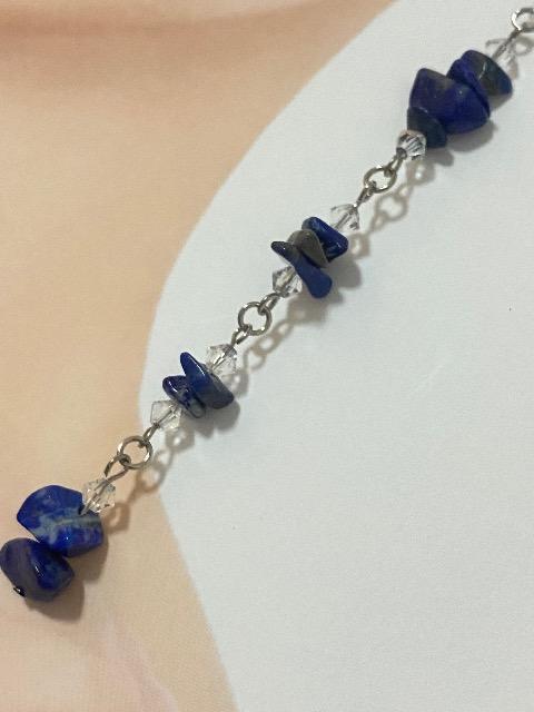 【樹脂ピアス】ラピスラズリとスワロフスキーのピアス♪ < 女性アクセサリー/時計 【樹脂ピアス】ラピスラズリとスワロフスキーのピアス♪ < 女性アクセサリー/時計の