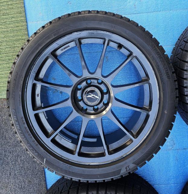 ENKEI FEDERAL TURISMOアルミホイール17インチ7J+40 pcd100/114.3マルチ4穴スタッドレスタイヤ < 自動車/バイク ENKEI FEDERAL TURISMOアルミホイール17インチ7J+40 pcd100/114.3マルチ4穴スタッドレスタイヤ < 自動車/バイク