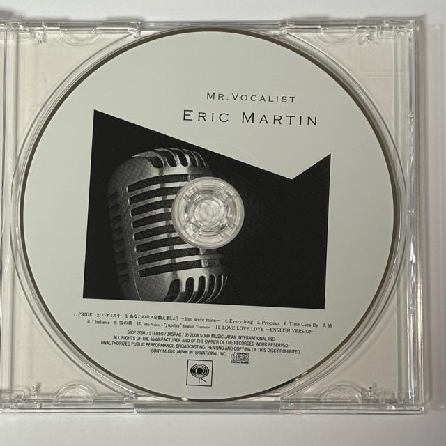ERIC MARTIN / MR. VOCALISTERIC MARTIN < CD/DVD/ビデオ ERIC MARTIN / MR. VOCALISTERIC MARTIN < CD/DVD/ビデオの