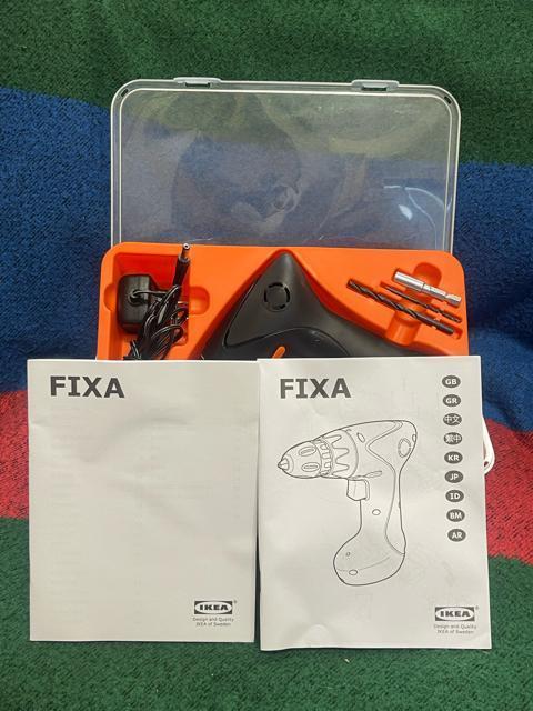 IKEA FIXA 7.2V 電動ドライバードリル 充電器&ビットセット付き IKEA 電動ドライバー 電動工具 充電式 ドリル < 家電/AV IKEA FIXA 7.2V 電動ドライバードリル 充電器&ビットセット付き IKEA 電動ドライバー 電動工具 充電式 ドリル < 家電/AVの