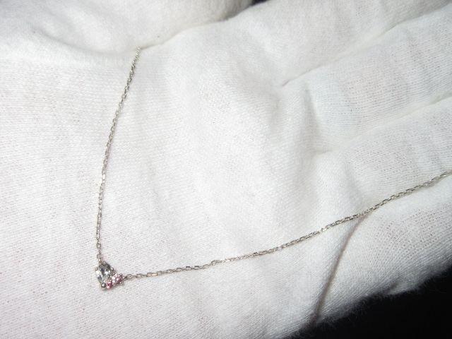 THE KISS*ミニハートネックレス*シルバー925*チョーカー < 女性アクセサリー/時計  THE KISS*ミニハートネックレス*シルバー925*チョーカー  < 女性アクセサリー/時計の