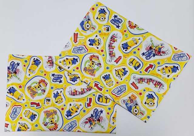 ラ74 【本日限定】★ミニオンズ ランチョンマット2枚set (^o^) ハンドメイド < インテリア/ライフ  ラ74 【本日限定】★ミニオンズ ランチョンマット2枚set (^o^) ハンドメイド  < インテリア/ライフの