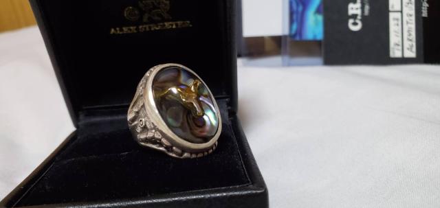 正規未 限定 ハイド アレックスストリーター SPアバロンシェル エンジェルハートリング 8号 指輪 男女兼用 保証書 付属有 < 男性アクセサリー/時計  正規未 限定 ハイド アレックスストリーター SPアバロンシェル エンジェルハートリング 8号 指輪 男女兼用 保証書 付属有  < 男性アクセサリー/時計の