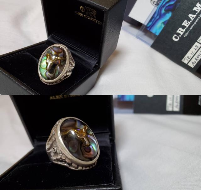 正規未 限定 ハイド アレックスストリーター SPアバロンシェル エンジェルハートリング 8号 指輪 男女兼用 保証書 付属有 < 男性アクセサリー/時計  正規未 限定 ハイド アレックスストリーター SPアバロンシェル エンジェルハートリング 8号 指輪 男女兼用 保証書 付属有 < 男性アクセサリー/時計の