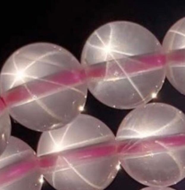 8ミリ玉 スターローズクォーツブレスレット 天然石 < 女性アクセサリー/時計 8ミリ玉 スターローズクォーツブレスレット 天然石 < 女性アクセサリー/時計の