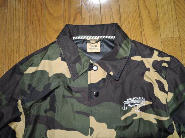 ビリオネアボーイズクラブ BBC 迷彩柄 コーチジャケット M カモ BILLIONAIRE BOYS CLUB 薄手 背ロゴ < ブランド  ビリオネアボーイズクラブ BBC 迷彩柄 コーチジャケット M カモ BILLIONAIRE BOYS CLUB 薄手 背ロゴ < ブランドの